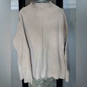 LOFT Cozy Soft Pink Turtleneck Sweater